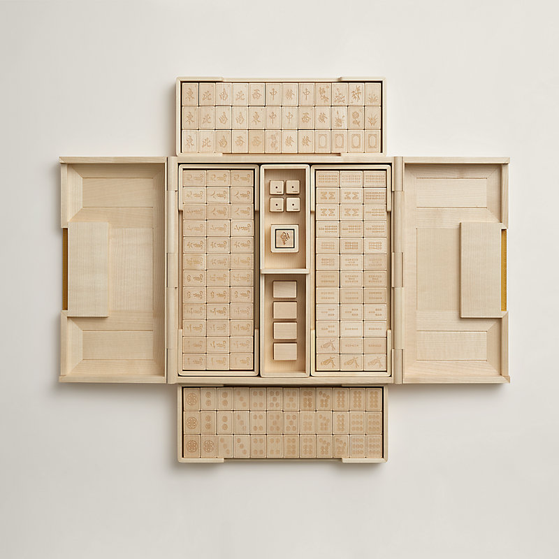 Macao mahjong game - Yellow | Hermès USA